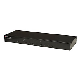 Intellinet 8-Port Rackmount KVM Switch, Combo USB + PS/2, On-Screen Display, Cables included, Box - KVM-Switch - 8 Anschlüsse - an Rack montierbar