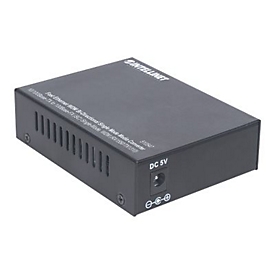 Intellinet Fast Ethernet WDM Bi-Directional Single Mode Media Converter, 10/100Base-Tx to 100Base-Fx (SC)