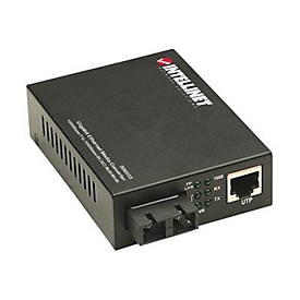 Intellinet Gigabit Ethernet Media Converter, 1000Base-T to 1000Base-Sx (SC) Multi-Mode, 550m - Medienkonverter - GigE - 1000Base-SX, 1000Base-T - RJ-45 / SC multi-mode - bis zu 550 m