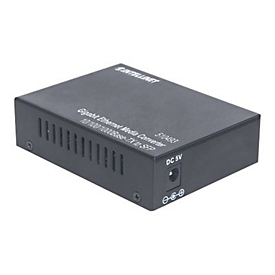 Intellinet Gigabit Ethernet to SFP Media Converter, 10/100/1000Base-Tx to SFP slot, empty - Medienkonverter - 1GbE - 10Base-T, 100Base-TX, 1000Base-T - RJ-45 / SFP (mini-GBIC)
