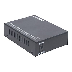 Intellinet Gigabit Ethernet WDM Bi-Directional Single Mode Media Converter, 10/100/1000Base-Tx to 1000Base-Lx (SC)