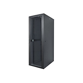 Intellinet Network Cabinet, Free Standing (Standard), 36U, Usable Depth 123 to 573mm/Width 703mm, Black, Flatpack, Max 1500kg, Server Rack, IP20 rated, 19", Steel, Multi-Point Door Lock, One Lock Per Side Panel, Three Year Warranty - Schrank Netzw...