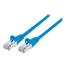 Intellinet Network Patch Cable, Cat6A, 15m, Blue, Copper, S/FTP, LSOH / LSZH, PVC, RJ45, Gold Plated Contacts, Snagless, Booted, Lifetime Warranty, Polybag - Patch-Kabel - 15 m - Blau
