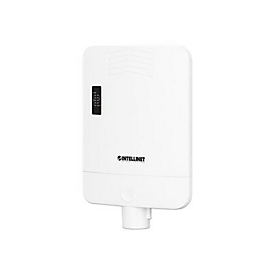Intellinet - Switch - 4 x 10/100/1000 (PoE+) + 1 x 10/100/1000 (Uplink) - wandmontierbar, Stangenmontage - PoE Passthrough / PoE+ (90 W)