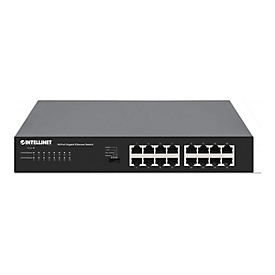 Intellinet Switch - unmanaged - 16 x Gigabit