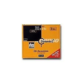 Intenso - 10 x CD-R - 700 MB (80 Min) 40x - Slim Jewel Case