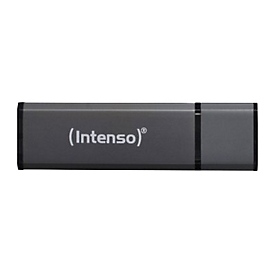 Intenso 3521495 - 128 Go - USB Type-A - 2.0 - 28 Mo/s - Casquette - Anthracite