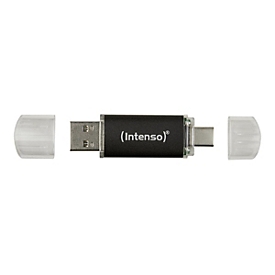 Intenso 3539491 - 128 Go - USB Type-A / USB Type-C - 3.2 Gen 1 (3.1 Gen 1) - 70 Mo/s - Casquette - Anthracite