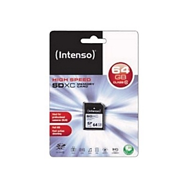 Intenso - carte mémoire flash - 64 Go - SDXC