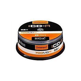 Intenso - CD-R x 25 - 700 MB - Speichermedium