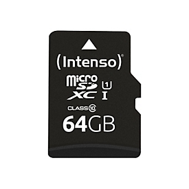 Intenso Performance - Flash-Speicherkarte (microSDXC-an-SD-Adapter inbegriffen)