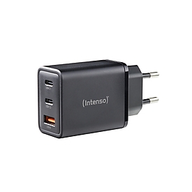 Intenso Power Adapter W65ACC GaN 2x USB-C 1x USB-A 65W schwarz