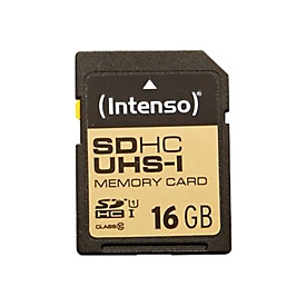 Intenso Premium - Flash-Speicherkarte - 16 GB - UHS Class 1 / Class10 - SDHC UHS-I