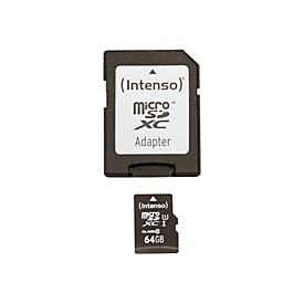 Intenso Premium - Flash-Speicherkarte - 64 GB - microSDXC UHS-I