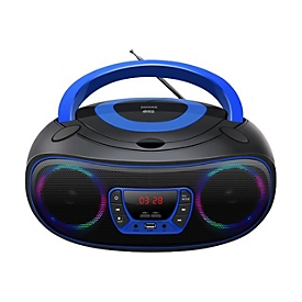 Inter Sales DENVER TCL-212BT - Ghettoblaster - 4 Watt - Blau