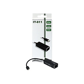 Inter-Tech Argus IT-811 - Netzwerkadapter - USB-C - Gigabit
