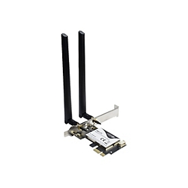 Inter-Tech DMG-35 - Netzwerkadapter - PCIe Low-Profile - Bluetooth 5.0, 802.11ax