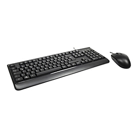 Inter-Tech KB-101DE - Tastatur-und-Maus-Set - USB - QWERTZ - Deutsch