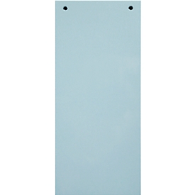 Intercalaire Exacompta Forever, rectangulaire, 2 perforations, L 240 x H 105 mm, Ange Bleu, carton kraft recyclé, bleu, 100 pièces