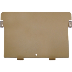 Intercalaire, pour boîte à fiches, A5 horizontal, métal, brun clair