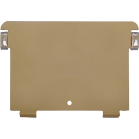 Intercalaire, pour boîte à fiches, A6 horizontal, métal, marron clair