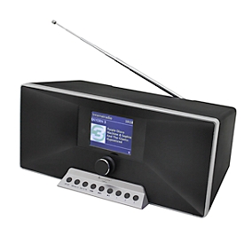 Internetradio Soundmaster IR3500SW, DAB+/UKW, 40 Festsenderspeicher, Bluetooth/WLAN/USB/AUX-IN, Fernbedienung, B 270 x T 160 x H 122