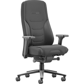 Interstuhl fauteuil pivotant TWENTYFOURis5 TF117, avec accoudoirs 5D T, mécanisme synchrone, soutien lombaire, topper assise &amp; dossier, noir