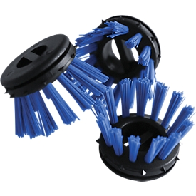 Inzetborstel voor rubberen ringmat, blauw