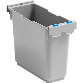 Inzetstuk 6 liter voor enkele rolemmer Poly II, markering, blauw