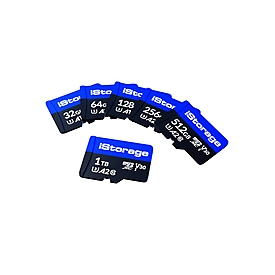 iStorage Flash-Speicherkarte - 128 GB - A1 / Video Class V30 / UHS-I U3 / Class10 - microSDHC (Packung mit 3)