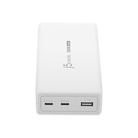 j5create 185W GaN PD 3.1 USB-C 3-PORT