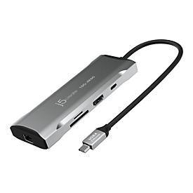 j5create JCD393-N - Mini-Dock - USB-C / USB4 / Thunderbolt 3 / Thunderbolt 4 - HDMI - 1GbE