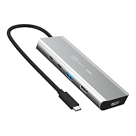 j5create JCD401 - Dockingstation - USB-C / USB4 / Thunderbolt 3 / Thunderbolt 4 - HDMI, DP, USB-C