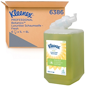 Jabón de espuma perfumado Kleenex® Fresh 6386, 1 litro, perfumado, verde