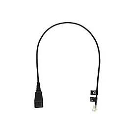 Jabra 8800-00-01 - 0,5 m - QD - RJ10 - Noir - Mâle - Mâle