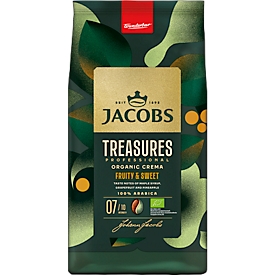 Jacobs Krönung Bohnenkaffee Treasures Crema, ganze Bohnen, Stärke 7/10, Tüte mit 1 kg