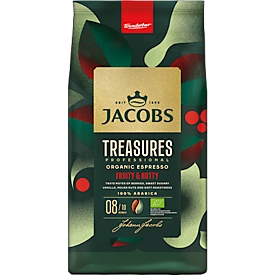Jacobs Krönung Bohnenkaffee Treasures Expresso, ganze Bohnen, Stärke 8/10, Tüte mit 1 kg