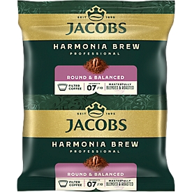 Jacobs Krönung Filterkaffee Harmonia Brew, gemahlen, Röstgrad 7/10, 80 Portionsbeutel mit jeweils 60 g
