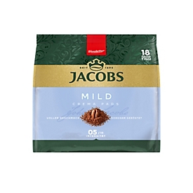 Jacobs Krönung Kaffee Crema Pads Mild, Packung mit 18 Stück