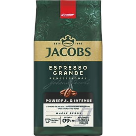 Jacobs Krönung Kaffee Espresso Grande, ganze Bohnen, Packung mit 1 kg
