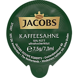 Jacobs Professional crème à café, portions, lait concentré 240 x 7,5g 