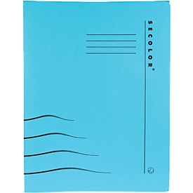Jalema hechtmap Secolor Clipex , 10 stuks, blauw