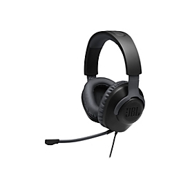 JBL Quantum 100 - Headset - ohrumschließend - kabelgebunden - 3,5 mm Stecker - Schwarz