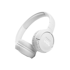 JBL TUNE 510BT - Kopfhörer mit Mikrofon - On-Ear - Bluetooth - kabellos - weiß