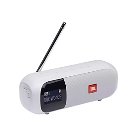 JBL Tuner 2 - Tragbares DAB-Radio - 5 Watt - kein Betriebssystem - weiß