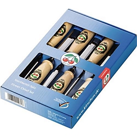 Jeu de ciseaux à bois 6,10,12,16,20,26mm hêtre blanc Ulmer Form