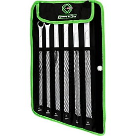 Jeu de clés à cliquet et clés à douille KS-Tools COMPETITION, 72 dents, 6 pièces