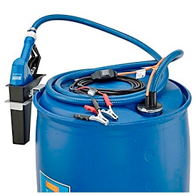 Jeu de pompes à fût pour AdBlue® CEMO ECO-1, avec pistolet manuel, tuyau de distribution de 4 m, max. 80 l/min