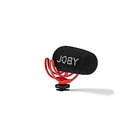 Joby JB01675-BWW - Microphone de caméscope - 35 - 20000 Hz - Avec fil - 3,5 mm (1/8") - Noir - Rouge - Acrylonitrile-Butadiène-Styrène (ABS) - Polyuréthane