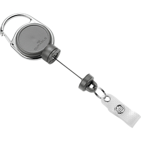 Jojo Extra Strong, pour porte-cartes lourd sans clé, avec clip, L 600 mm, gris